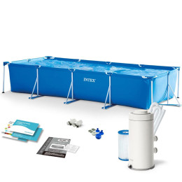 Каркасный бассейн INTEX артикул 28274 Metal Frame 450x220x84 см