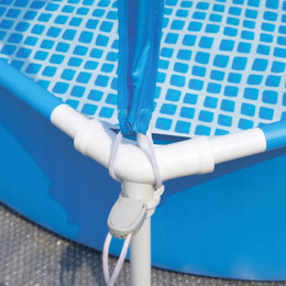 Детский бассейн с навесом Intex Metal Frame 28209 183x38см 