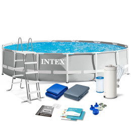 Каркасный бассейн Intex арт 26724 Prism Frame 457x107 см