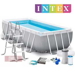 Каркасный бассейн Intex Prism Frame 400x200x100 арт 26788 