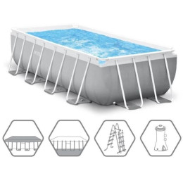 Каркасный бассейн Intex арт 26792 Prism Frame 488x244x107 см