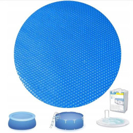 Тент-чехол для каркасного бассейна диаметром 3,66м Bestway артикул 58242 