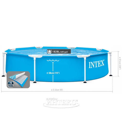 Купить Бассейн Intex Metal Frame 305x76 см арт 28200  фото 4