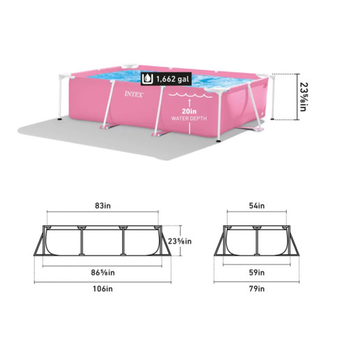 Купить Каркасный бассейн Intex 220x150x60 см арт. 28266 фото 2