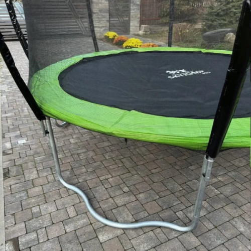 Купить Батут SKYJUMP MASTER green 312 cм Premium с защитной сеткой и лестницей фото 1
