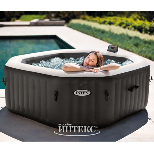 Купить Спа Надувной бассейн-джакузи Intex PureSpa Jet and Bubble Deluxe 201x71 см артикул 28458 
