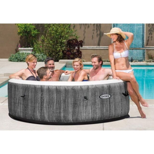 Купить Джакузи надувной Intex PureSpa Bubble Massage Greywood Deluxe 216x71 см арт 28442  фото 2