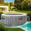 Купить Джакузи надувной Intex PureSpa Bubble Massage Greywood Deluxe 216x71 см арт 28442 