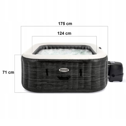 Купить Надувной бассейн-джакузи Intex Greystone Deluxe 175x71 артикул 28450 фото 4