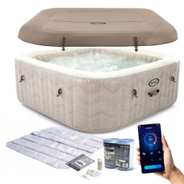 Спа джакузи Intex PureSpa Chevron Deluxe 175x71 см артикул 28446