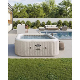 Спа джакузи Intex PureSpa Chevron Deluxe 175x71 см артикул 28446