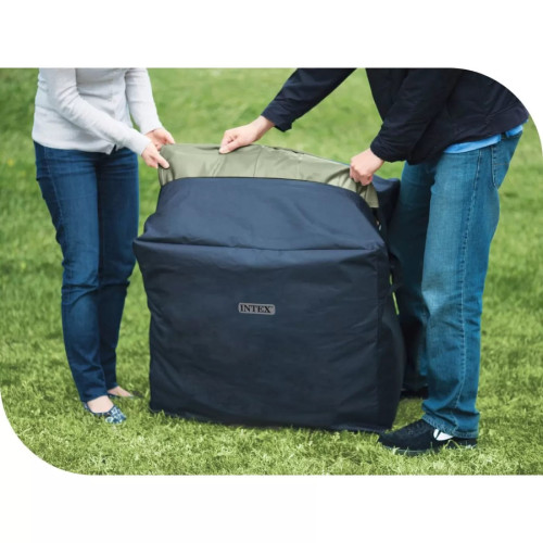 Купить Спа Надувной бассейн-джакузи Intex PureSpa Jet and Bubble Deluxe 201x71 см артикул 28458  фото 5