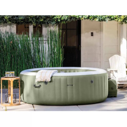 Надувной бассейн-джакузи Intex PureSpa Bubble Massage 196x71 см артикул 28426 