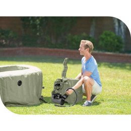 Надувной бассейн-джакузи Intex PureSpa Bubble Massage 196x71 см артикул 28426 